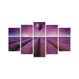 Wallity Pintura Decorativa de MDF 5PMDF-54 Multicolor
